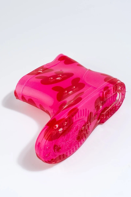 Roze rubberen kinderschoenen Shelovet