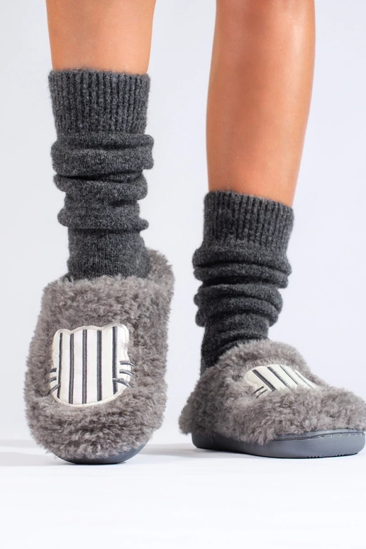 grijze pantoffels Shelovet