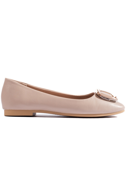 beige ballerina's Shelovet