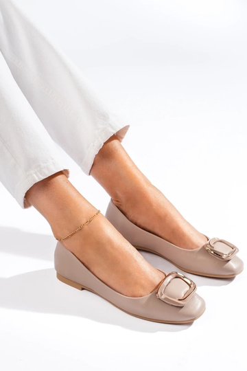 beige ballerina's Shelovet 2