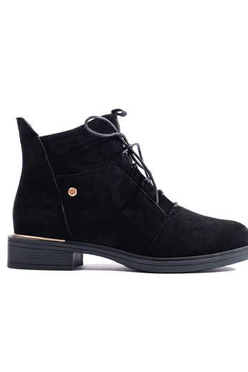 Suède damesschoenen in zwart