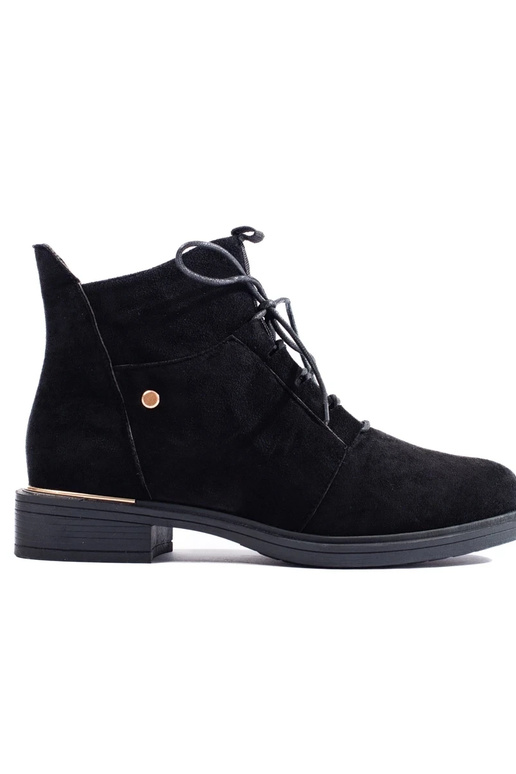 Suède damesschoenen in zwart