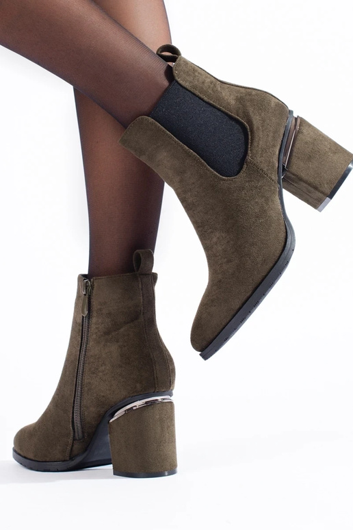 Vinceza kaki suède Chelsea-laarzen Vinceza kaki suède Chelsea-laarzen