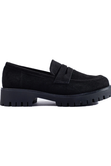 suède mocassins met een...