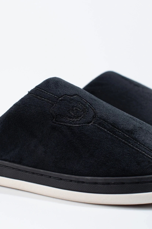 zwarte herenpantoffels Shelovet