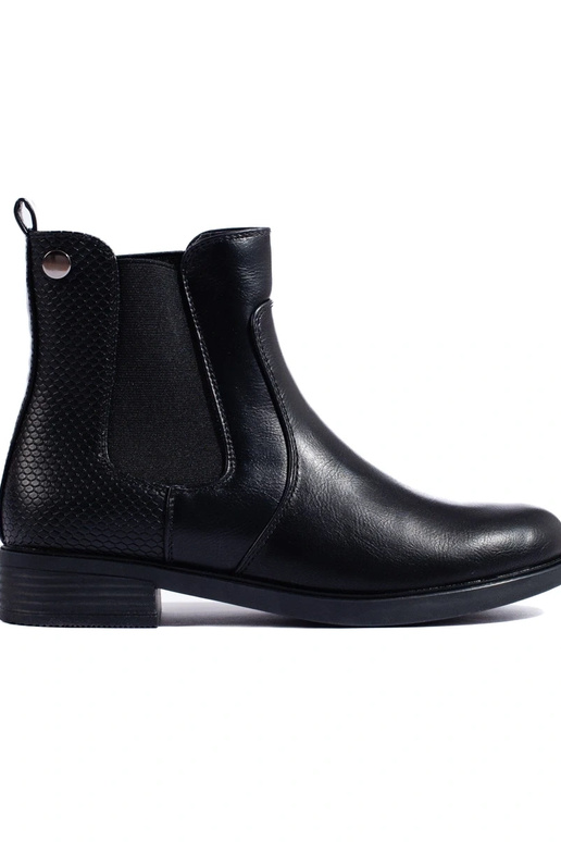 zwarte damesschoenen Chelsea boots