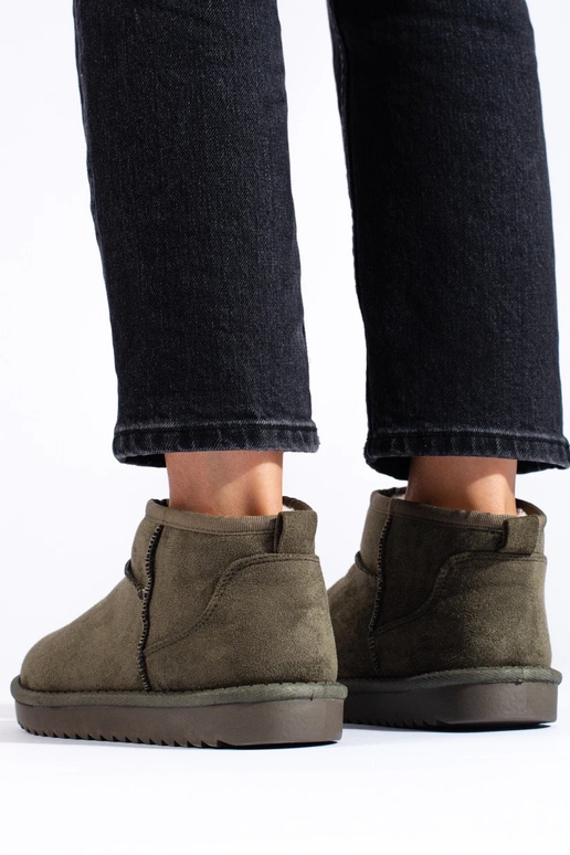 kaki dames snowboots