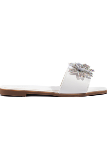 witte pantoffels