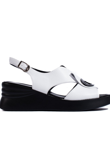 sandalen in witte kleur