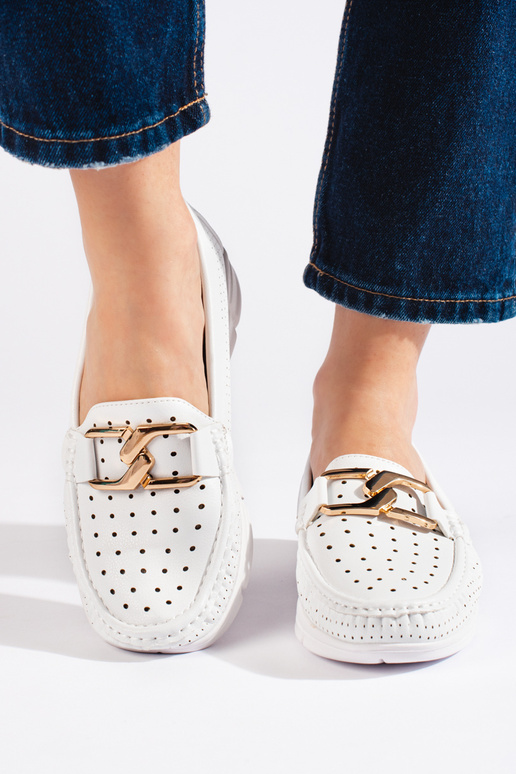 witte damesmocassins witte damesmocassins