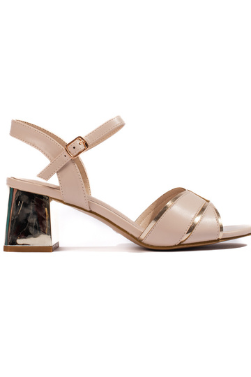 witte hakken sandalen-