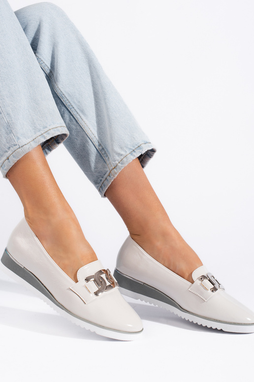 witte Lords model schoenen met plateau