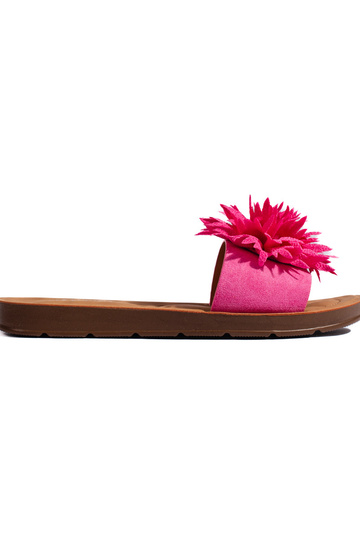 Dames fuchsia pantoffels...