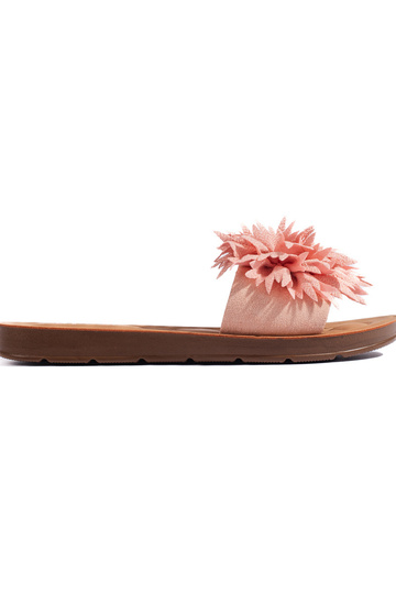 Roze damesslippers met een...