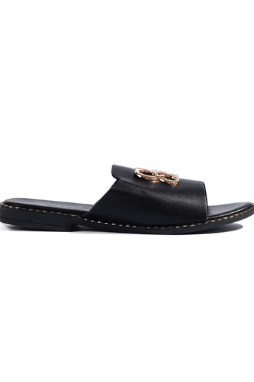 zwarte pantoffels