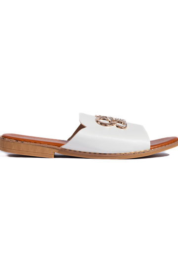 witte pantoffels