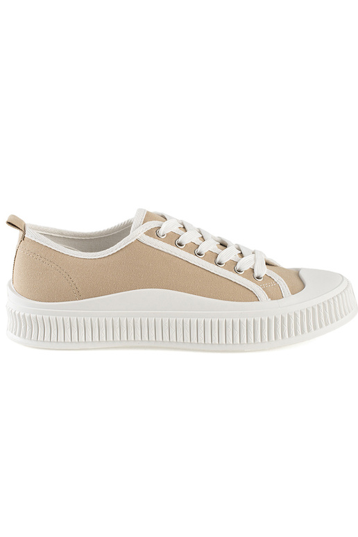 beige Damesschoenen met plateau beige Damesschoenen met plateau