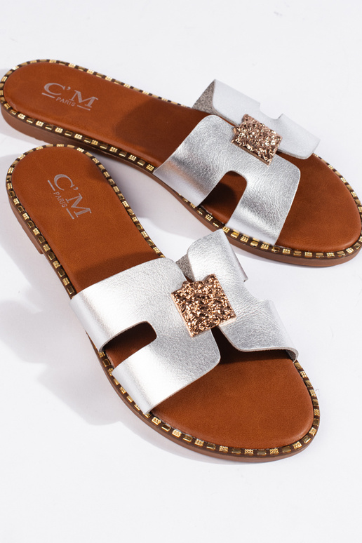 zilveren pantoffels zilveren pantoffels