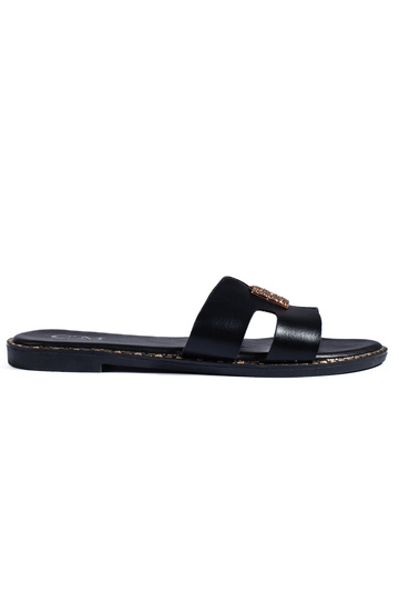 zwarte pantoffels