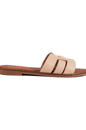 Beige pantoffels