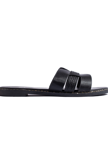 zwarte pantoffels