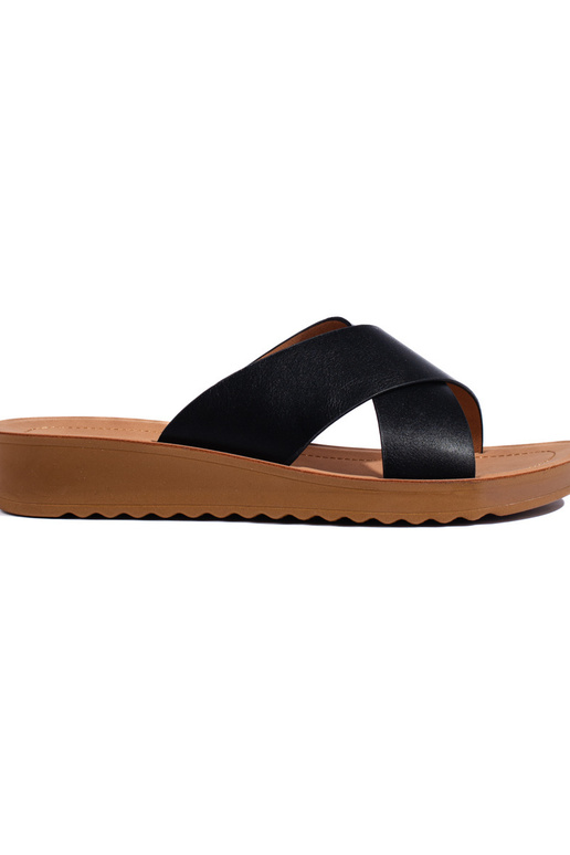 zwarte pantoffels met plateau zwarte pantoffels met plateau