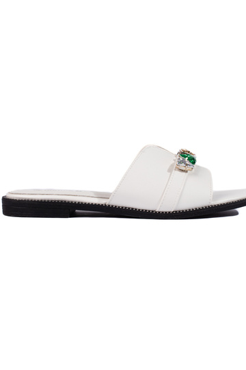 witte pantoffels