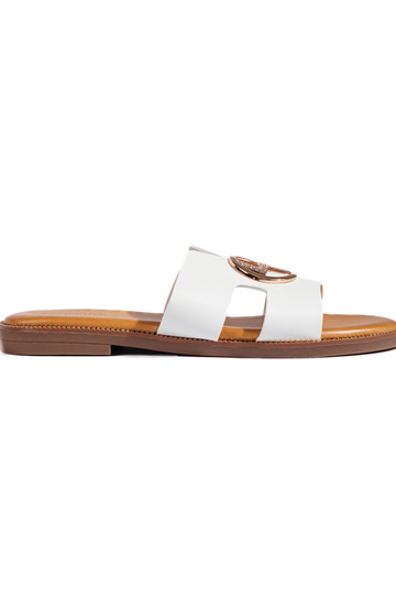 witte pantoffels