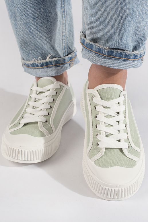 lichtgroene damesschoenen met plateau lichtgroene damesschoenen met plateau