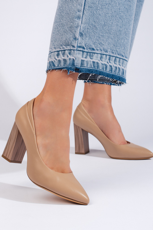 beige hoge hakken Sergio Leone na... beige hoge hakken Sergio Leone na...