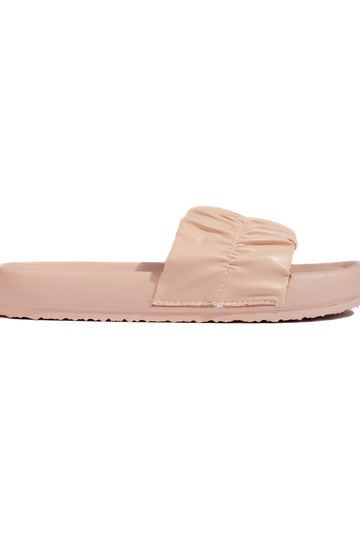 Beige pantoffels