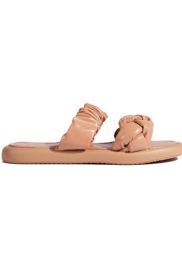 Beige pantoffels