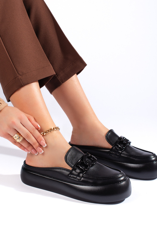 laarzen zwarte kleur Pantoffels laarzen zwarte kleur Pantoffels