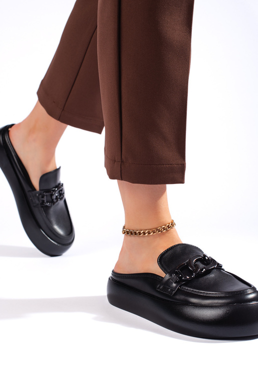 laarzen zwarte kleur Pantoffels laarzen zwarte kleur Pantoffels