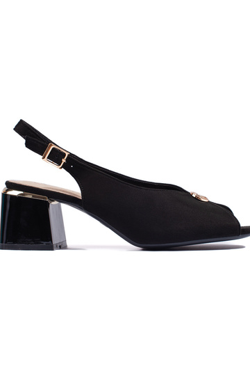 Elegante suède sandalen in...