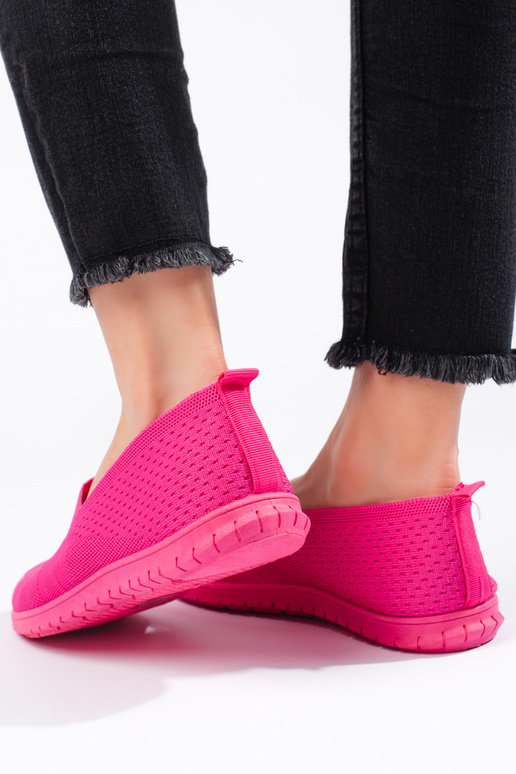 roze slip-on schoenen