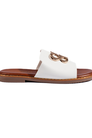 witte pantoffels