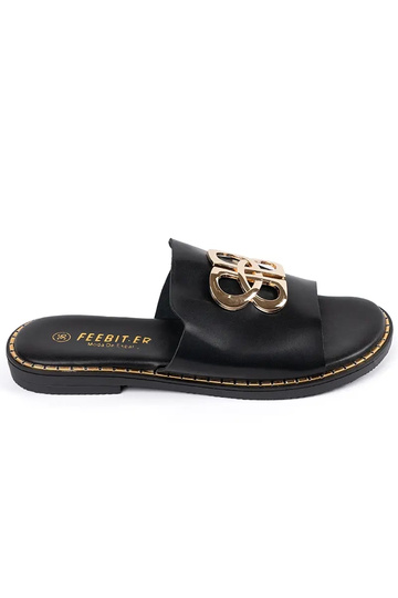 zwarte pantoffels