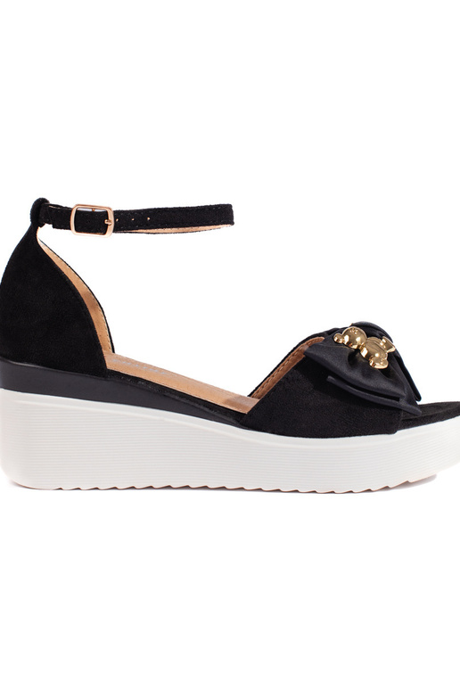 zwarte sandalen met strik zwarte sandalen met strik