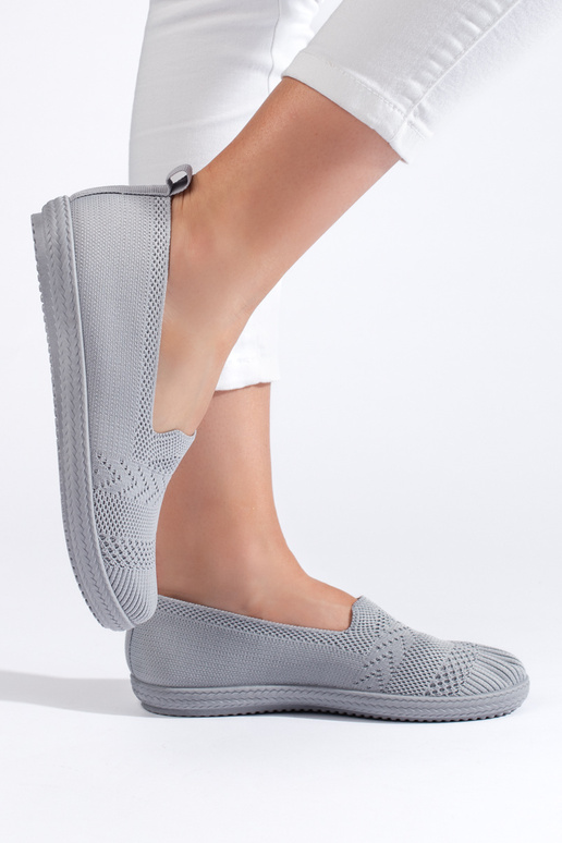 grijze slip-on grijze slip-on