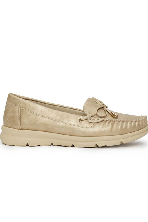 gouden comfortabele mocassins gemaakt... gouden comfortabele mocassins gemaakt...