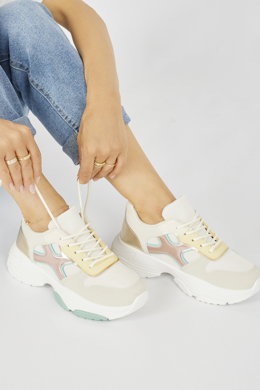 Vrijetijdsschoenen dames goud Vrijetijdsschoenen dames goud