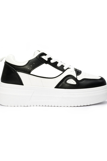 zwarte damessneakers met...
