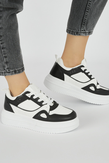 zwarte damessneakers met... 2