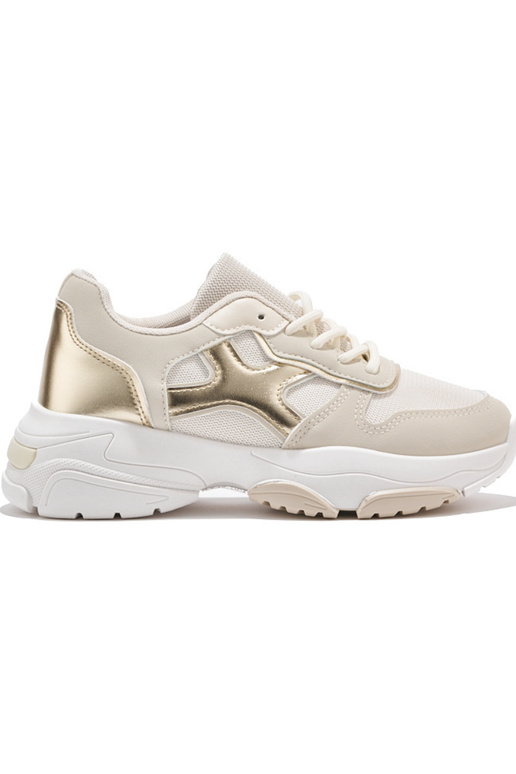 Dames vrijetijdsschoenen beige Dames vrijetijdsschoenen beige