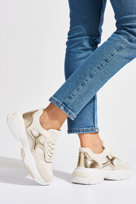 Dames vrijetijdsschoenen beige Dames vrijetijdsschoenen beige