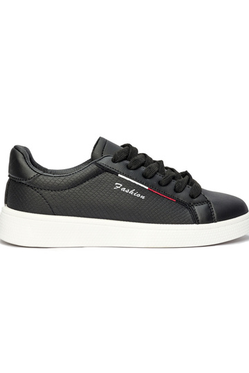 zwarte klassieke sportschoenen