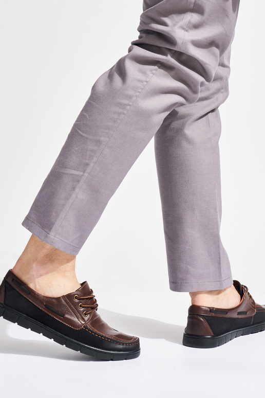 bruine enkellaarzen voor heren,...