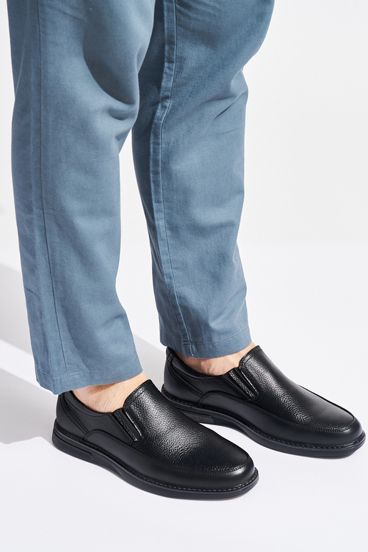 zwarte enkellaarzen voor heren met gesp