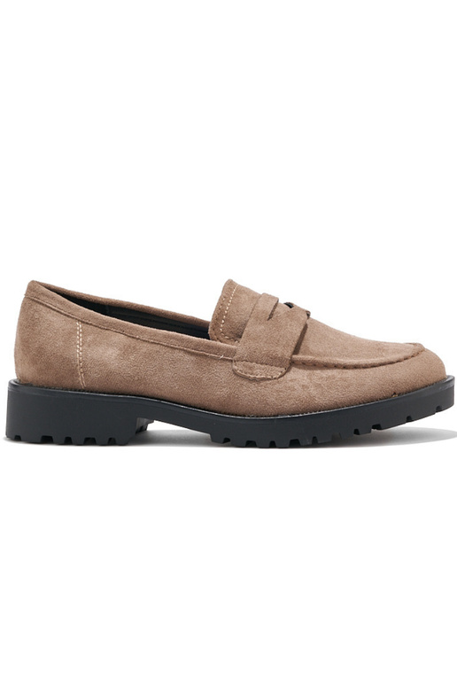 Suède mocassins voor dames